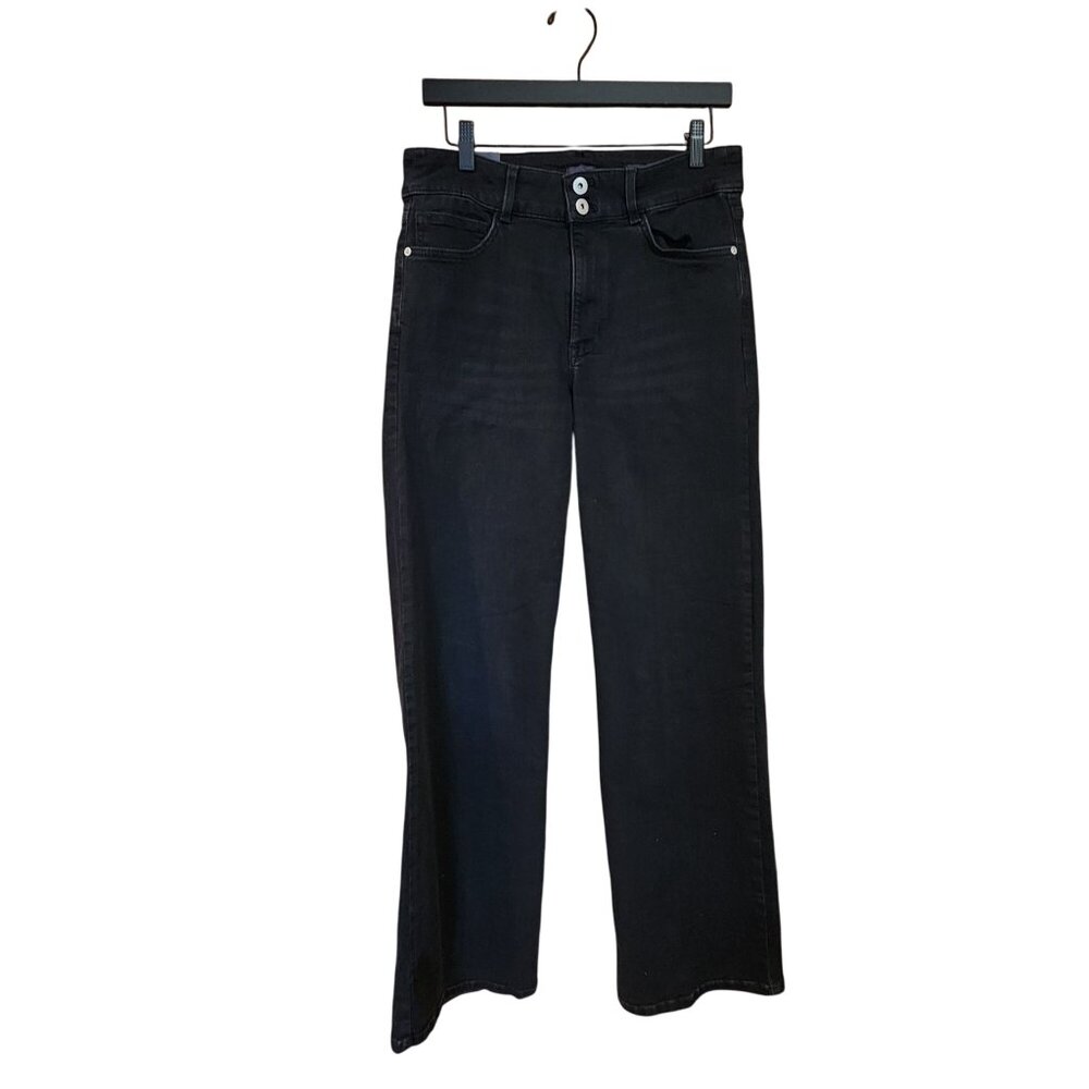 J. Jill Black Wide Leg Flare Jeans